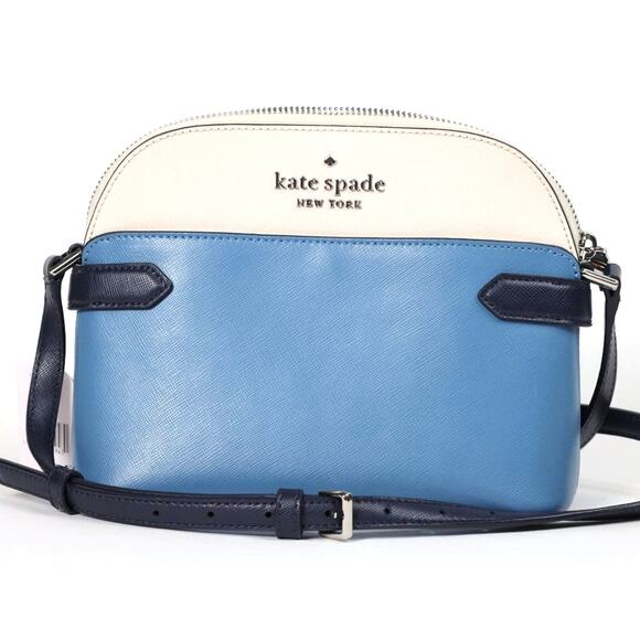 Kate Spade Staci Colorblock Dome Crossbody Bag - Niagara Blue/Multi - NWT - Picture 7 of 8